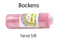 Bockens Hør 60/2 farve 518 gl. rosa